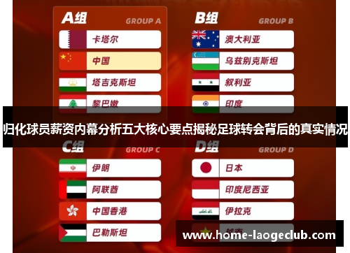 归化球员薪资内幕分析五大核心要点揭秘足球转会背后的真实情况